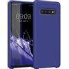 kwmobile Custodia Compatibile con Samsung Galaxy S10 Cover - Back Case per Smartphone in Silicone TPU - Protezione Gommata - blu viola