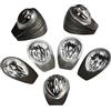 rukauf Set di 30 stampi per noci da forno, noci ripiene, noci