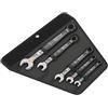 Wera 05020240001 6003 Joker 5 Imperial Set 1, Assortimento di chiave a forchetta e chiave poligonale, in pollici, 5 pezzi