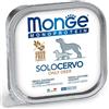Monge Monoprotein SOLO Patè Grain Free 150 gr - Cervo Monoproteico crocchette cani Cibo Umido per Cani