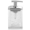GEDY G-Antares dosasapone Bagno Bianco, Dimensioni 15,5X8X6,2 CM Peso 0,372 kg, Dispenser Sapone Bagno in Resina Resistente di Alta qualità, Design R&S Gedy Fatto a Mano, 2 Anni di Garanzia