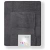 Bassetti - Coppia Asciugamani Da Bagno Viso e Bidet Asciugamano con Ospite | 60x110 + 40x60 cm | Col. (G6 - Grigio)