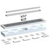 LUX ELEMENTS LTUBE95001, Grigio, 90 x 20 cm, Rinne 75 cm