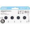 Amazon Basics, 4 batterie a bottone al litio CR1632, 3 Volt, lunga durata, senza mercurio