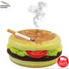 Boooh.it POSACENERE HAMBURGER EDIZIONE SPECIALE : PORTACENERE DA TAVOLO, LAVORATO E DECORATO A MANO | IDEA REGALO