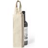 Shopper personalizzate per bottiglie in canvas Yaiza 8x8x31 cm personalizzate o neutre