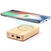 Power bank wireless in bamboo Dobson 5000 mAh personalizzate o neutre