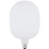 Eglo LED E27 dimmerabile, lampadina ovale di grandi dimensioni, 4,5 Watt (equivalente a 40 Watt), 470 Lumen, illuminante bianco caldo, 2700k, lampada bianco opale, E170, Ø 17 cm