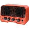LEKATO 5W Amplificatori Combo per Chitarra Elettrica, LEKATO Mini Amplificatore Portatile per Chitarra Elettrica con Doppio Altoparlante da 6,67 cm, con Canale Clean e Overdrive (Arancione)