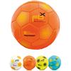 meteor Pallone da Calcio Cucito per Bambini Adolescenti e Adulti 5 4 3 1 Dimensioni e 4 Colori Perfetto per Allenamento, Giochi Ricreativi (#1, Arancia)
