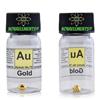 Gold Metal, Gold Element Sample, Gold Piece 0.5 Grams 99.99% 24K Pure Gold Metal