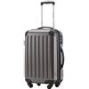 HAUPTSTADTKOFFER - Bagaglio a mano Rigida Alex, TSA, Taglia 55 cm, 42 Litri, Colore Titano
