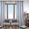 Stof LOVELY CASA Stof - Tenda oscurante tinta unita Duo cotone perla, 240 x 135 cm