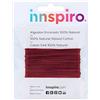 INNSPIRO Cordone cotone intrecciato sottile Granate 1,0 mm. 5 m.
