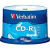 Verbatim Standard 120 mm CD-R Media-CD-RW VERGINI (CD-R 700 MB, 52 x, Scatola per dolci)