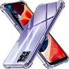iVoler Cover per Oppo A73 5G, Custodia Trasparente per Assorbimento degli Urti con Paraurti in TPU Morbido, Sottile Morbida in Silicone TPU Protettiva Case