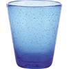 Villa d'Este Home Tivoli Set 6 Bicchiere acqua blu notte 330 ml, in pasta di vetro soffiato, Cancun Satin