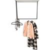M2 Kollektion Appendiabiti Metallo, Nero, 80x70x20