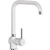 SCHOCK | Miscelatore Aquatime Monocomando con Canna a Ponte, Colore Bianco Assoluto, h332mm