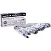 uni-ball - Uni Mitsubishi Pencil - 12 penne Vision Elite UB200 - Airplane Safe - Penna a rullo con inchiostro liquido - Punta 0,8 mm - Scrittura Medium - Penne nere