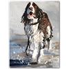 James Coates - Poster da parete con stampa artistica su cane da spiaggia, 40,6 x 30,5 cm (A3)