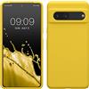 kwmobile Cover per Google Pixel 7 Custodia - Back Case per Smartphone in Silicone TPU - Protezione Gommata - giallo radiante