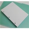 OY OY Ricarica ricambio 200 fogli bianchi (400 facciate) carta spessa 120gsm con 3 fori per agenda organizer formato A5 con 3 anelli 14,5 x 20,5 cm.