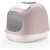 UNITED PETS Toilette Chiusa Minù Color Tortora con Filtro Carboni Attivi 1 PZ