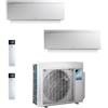 Daikin CLIMATIZZATORE DAIKIN EMURA III SILVER DUALSPLIT 9000+18000+2MXM50N INVERTER R-32 WI-FI