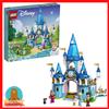 LEGO 43206 disney il castello di cenerentola e del principe azzurro principesse