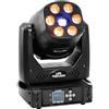 Eurolite TESTA MOBILE HEAD SPOT WASH effetto luce DMX doppio rotante automatico musicale