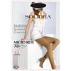 Solidea Micro Rete Collant 70 Sheer Sabbia Taglia 4L
