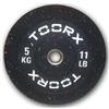 TOORX Disco Bumper Crumb 5 kg Boccola svasata in acciaio inox Diametro Ø 45 cm - Foro ø 50mm