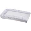 DOMIVA Materassino fasciatoio in PVC con 2 spugne rimovibili, bianco Impr Stelle