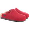 Bioline-saty Bioline Saty 3048 Merinos Love 192 Ciabatta Lana Cotta Rosso Donna