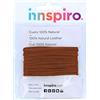 INNSPIRO Cordino pelle naturale arancione 2,0 mm. 5 m.