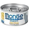 MONGE SFILACCETTI SOLO POLLO 80 G