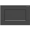 Geberit Placca Geberit Sigma10 Square Nero Opaco / Cromato Lucido | 115.893.14.1 Nero Opaco