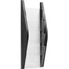 helit H6270295 - Espositore a arco da parete the arc DIN A5 nero | 4 tasche in formato verticale per volantini, opuscoli e documenti