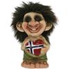Troll Statua Troll con Cuore Norvegese Portafortuna NYFORM 840164 in Latex