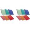 Pigna 02155595M Set Quaderni 5pz A5 Spiralati con Fori e Microperforazione, 70 Fogli, multicolore & 02155551R, Quaderno Maxi Spiralato A4 Con Fori E Microperforazione