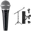 Shure Pga48 - Microfono Dinamico Per Voce Con Pattern Polare A Cardioide, Completo Di Cavo Xlr-Xlr & CAHAYA Asta a Giraffa per Microfono con 2 Diversi Clip Supporto per Microfono
