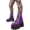 LAMODA Run To You, Stivale alla Caviglia Donna, Pu Viola, 36 EU