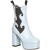 LAMODA Stivali da donna Feelings alla caviglia, Blue Pu, 41 EU