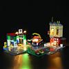 GEAMENT Set di Luci LED Compatibile Con LEGO Town Center - Kit Di Illuminazione per City 60292 Modello da Costruire (Modello di mattoncini non incluso)