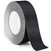 XFXIA Nastro di Sicurezza Antiscivolo 2,5 cm x 20 m Nastro Antiscivolo Alta trazione strisce antiscivolo per Scale Esterne Interne, Antiscivolo Scale Nero