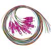 LINK LKSC12PT4 Set Cavi Pigtail Fibra Ottica Colorati connettori SC OM4 simplex Lunghezza 2 Metri Confezione 12 Pezzi Dimensioni compatte 22,5x18,5x0,5 cm per terminare Cavi in Rack e Box ottici