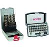 Bosch Professional Set Da 19 Pezzi Di Punte Per Metallo Hss-Cobalt Probox, Grigio, ‎45.01 x 40.01 x 24.99 cm; 450 grammi & Bosch Professional Set Da 32 Pezzi, Bit Di Avvitamento Extra Hard, Nero