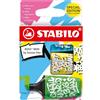STABILO Evidenziatore BOSS MINI by Snooze One - Astuccio da 3 - Blu/Giallo/Verde