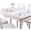 FANIVIN PVC Tovaglia Trasparente Pellicola Protettiva Mobili Impermeabile Facile Pulire Spessore 1mm Dimensioni 90x200cm
